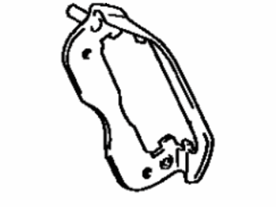 Toyota 47708-28020 Plate Sub-Assembly, Disc Brake Torque, Front Driver Side