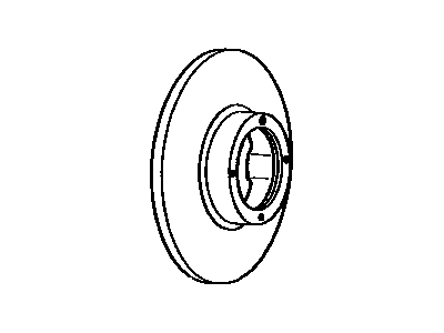 Toyota Van Brake Disc - 43512-28030