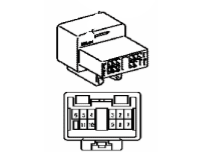Toyota 90980-12610 Housing, Connector Male