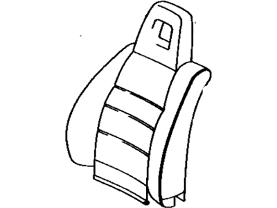 Toyota 71073-1G060-03 Cover, Front Seat Back, Passenger Side(For Separate Type)