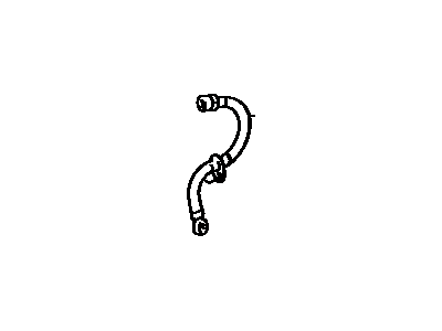 Toyota 90947-02635 Hose, Flexible(For Front), Passenger Side