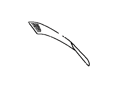 Toyota 64811-16270 Back Glass