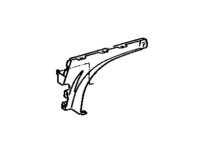 Toyota 64272-16060-C0 Partition Panel