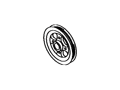 Toyota 13408-11012 Pulley,  Crankshaft