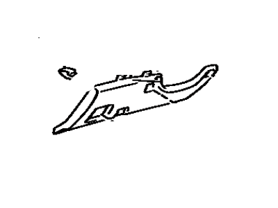 Toyota 55046-16020-W4 Lower Trim Panel