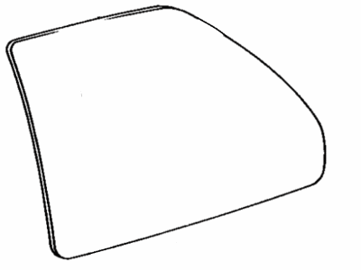 Toyota 62711-16330 Quarter Glass