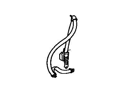 Toyota 73210-16431-C0 Lap Belt Assembly