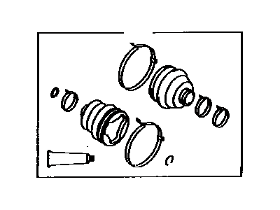 Toyota Tercel CV Boot - 04438-16061