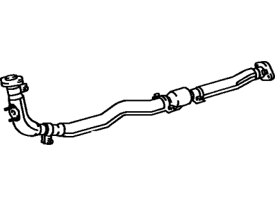 Toyota Tercel Exhaust Pipe - 17410-11541