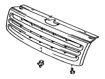 Toyota Tercel Grille - 53111-16400-B0