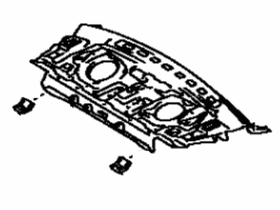Toyota 64101-16100 Panel Above Lid