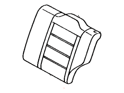 Toyota 71078-16880-03 Cover, Rear Seat Back, Driver Side(For Separate Type)
