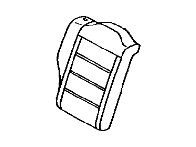 Toyota 71077-1G310-03 Cover, Rear Seat Back, Passenger Side (For Separate Type)