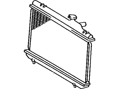 Toyota Tercel Radiator - 16400-11500