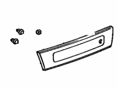 Toyota 76801-16231 Finish Panel
