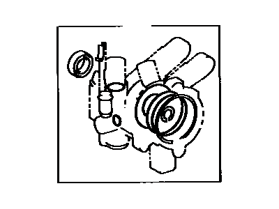Toyota 04446-16040 Gasket Kit,  Power Steering Pump