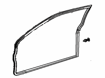 Toyota Tercel Door Seal - 67861-16250
