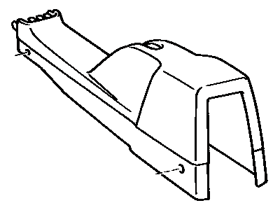 Toyota Tercel Center Console Base - 58901-16121-W4