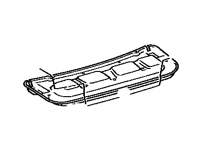Toyota 64719-16010-20 Lid Trim
