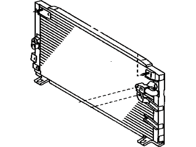 Toyota Tercel A/C Condenser - 88460-16310