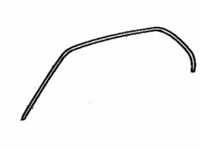 Toyota 75552-16150 Moulding, Roof Drip Side Finish, Driver Side 75552-16150 Toyota Moulding, Roof Drip Side Finish, Driver Side Illustration 1 of 1