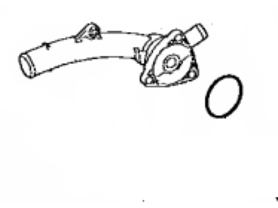 Toyota 16031-25010 Water Inlet Sub-Assy,  W/Thermostat