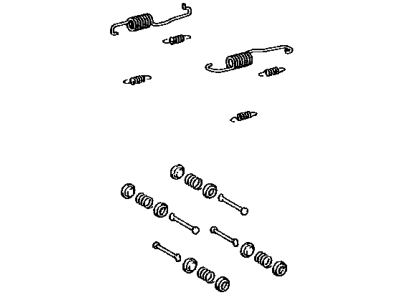 Toyota 04942-33020 Spring Kit,  Rear Brake