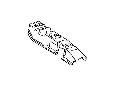 Toyota 58621-47020 Silencer,  Center Console,  NO.1