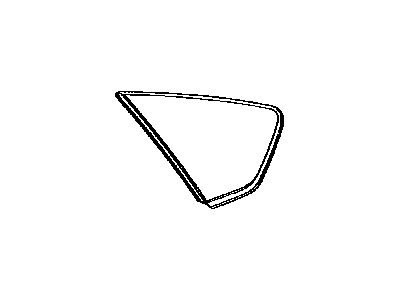 Toyota 62720-12550 Quarter Glass