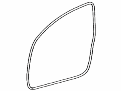 Toyota 62312-47030-B0 Weatherstrip,  Front Door Opening Trim,  LH