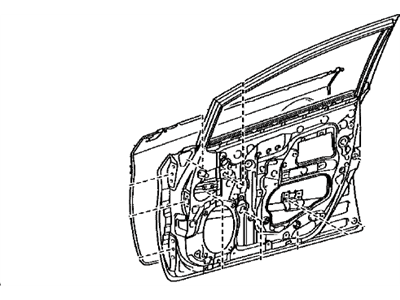 Toyota 67001-47070 Panel Sub-Assembly, Front Door, Passenger Side