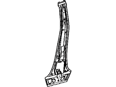 Toyota 61304-60030 Reinforce Sub-Assy,  Center Body Pillar,  Upper LH