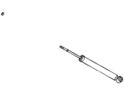 Toyota 48530-80639 Absorber Assembly, Shock, Rear Passenger Side