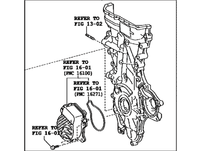 Toyota 11310-37060 Cover Sub-Assembly, Timing Chain Or Belt