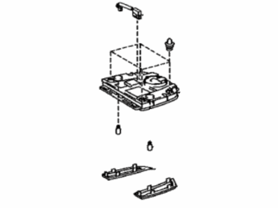 Toyota 81260-47090-B0 Lamp Assy,  Map