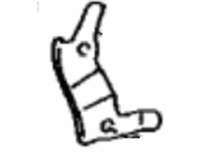 Toyota 47381-75010 Bracket, Brake Tube Clamp