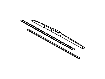 Toyota 85222-75010 Blade,  Front Wiper,  LH
