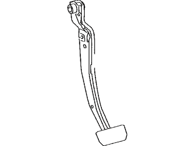 Toyota 47101-75021 Pedal Sub-Assembly, Brake
