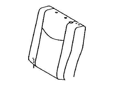 Toyota 71078-47171-B5 Cover, Rear Seat Back, Driver Side(For Separate Type)