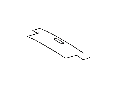 Toyota 63343-47040 Pad,  Roof Silencer,  NO.3