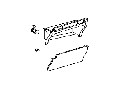 Toyota 55550-47080-G0 Door Assy,  Glove Compartment