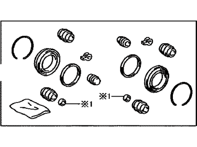 Toyota 04478-47040 Caliper Seal Kit, Front