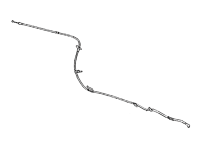 Toyota 46430-62010 Cable Assembly, Parking Brake
