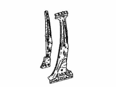 Toyota 61038-62010 Reinforcement Sub-Assembly, Center Body Pillar, Driver Side