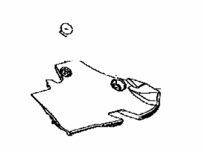 Toyota 55215-62020 Pad, Dash Panel Insulator