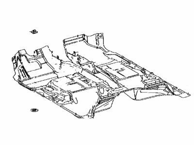 Toyota 58510-62010-C0 Carpet Assembly, Floor, Front