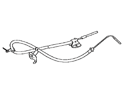 Toyota 46410-62020 Cable Assembly, Parking Brake