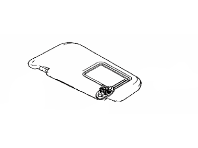 Toyota 74320-F4052-C1 Visor Assy,  LH