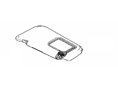 Toyota 74310-F4030-C0 Visor Assy,  RH