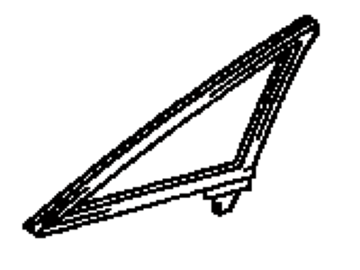 Toyota 62110-95D01 Glass Assembly, Clear, Passenger Side